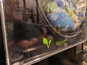 Our freeze dryer with its new pad in it